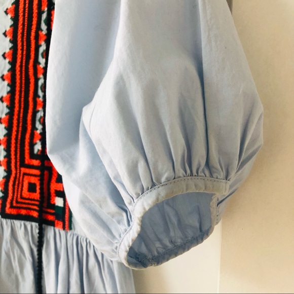 Boho Beauty 💙 Zara Gently Worn gorgeous dress with details! Loved & letting go. - Picture 6 of 9